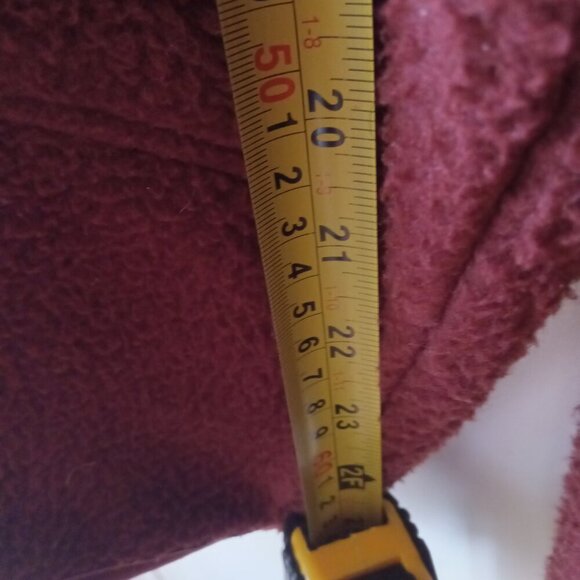 Zenana- burgundy fleece size S - Picture 3 of 5